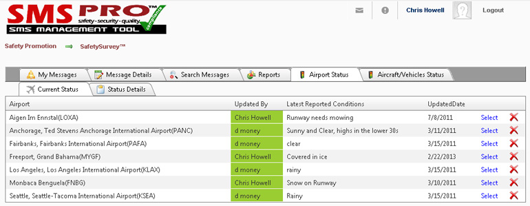 SMS Software for Airlines, Airports, Maintenance, Flight Schools, Drones UAS