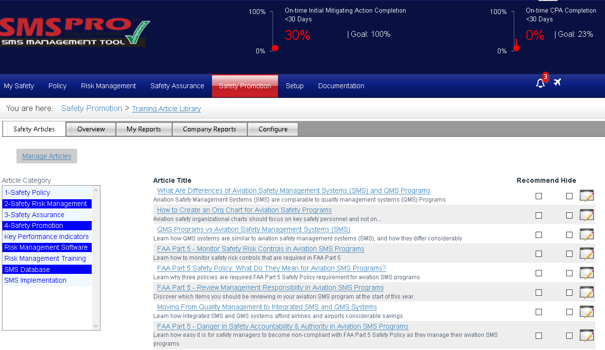 SMS Software for Airlines, Airports, Maintenance, Flight Schools, Drones UAS