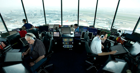 Inside Heathrow Air Traffic Control Tower