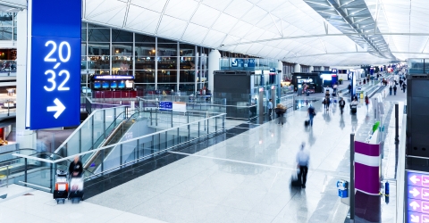 Airport hallway