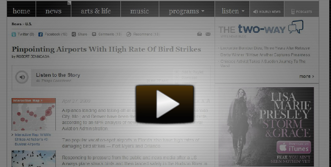 Image link to Safety Performance Trend Demo Video